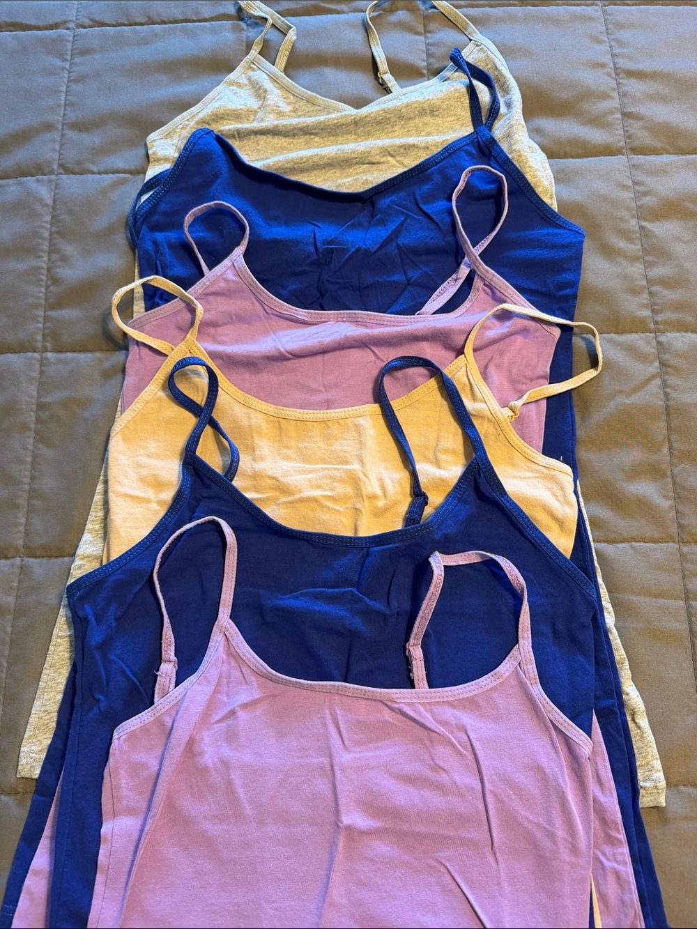 NEW 6 Active Basic Spaghetti Strap Camisole